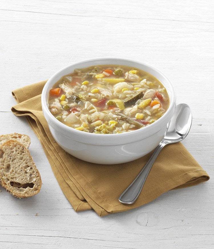 Chicken & Vegetable Soup with Rice